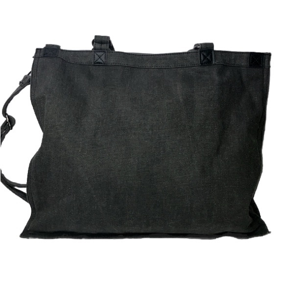 ROCK REVIVAL Aged Black Studded Denim Messenger Crossbody Laptop Bag NWT Unisex - Picture 2 of 9